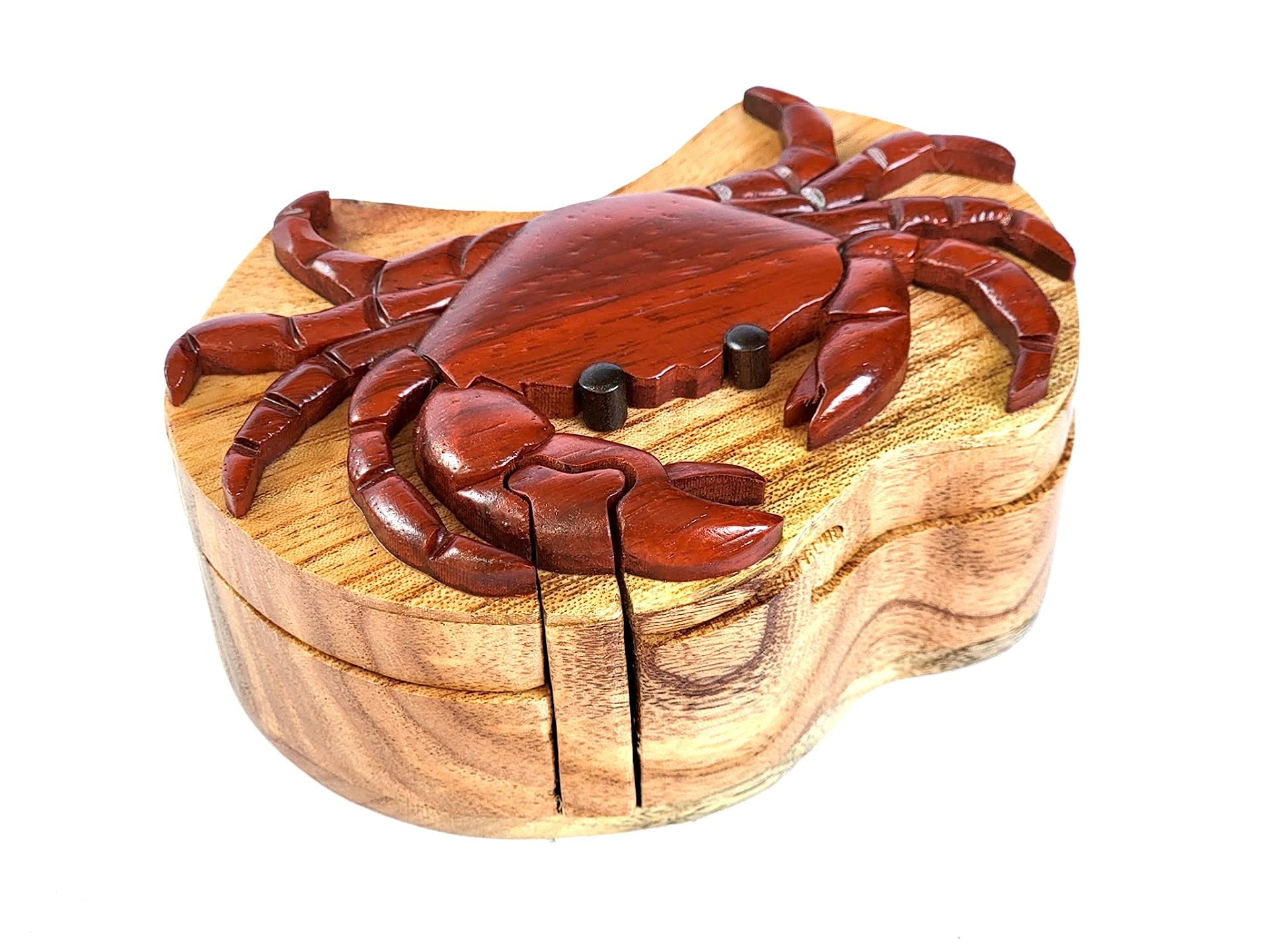 Amazon.com: South Asian Handicrafts Crab - Intarsia Wood Puzzle